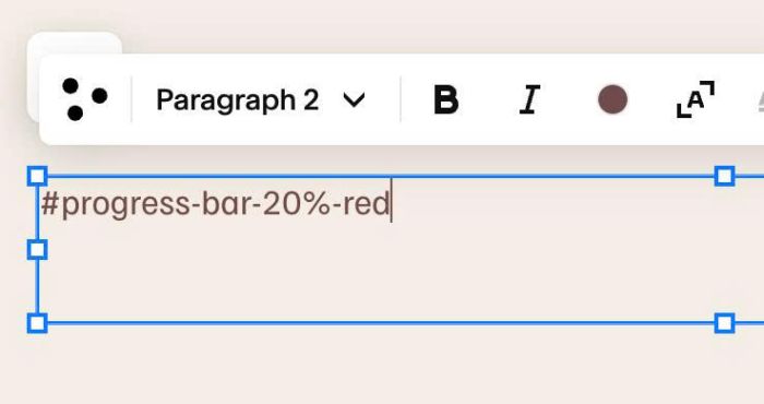 07.26c31v1 Text Block Progress Bar