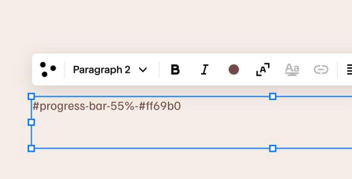 07.26c31v1 Text Block Progress Bar