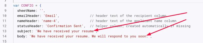 CSK Advertising – Form Block Confirmation Email