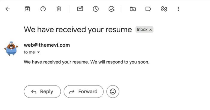 CSK Advertising – Form Block Confirmation Email