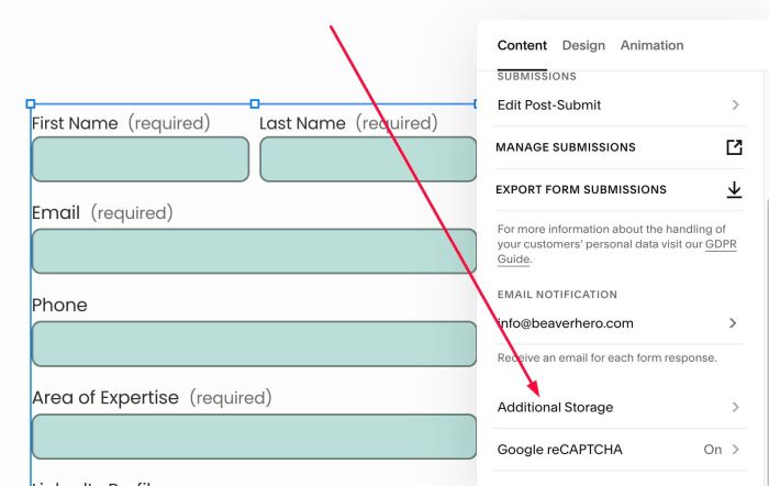 CSK Advertising – Form Block Confirmation Email