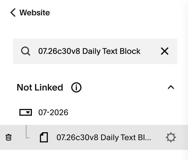 07.26c30v8 Daily Text Block