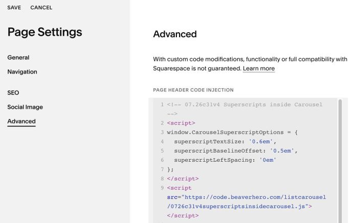 07.26c31v4 Superscripts inside Carousel