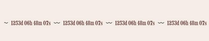 07.26c31v8 Scrolling Block Countdown Timer