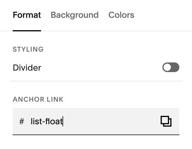 08.26c03v2 Float right text in List Simple