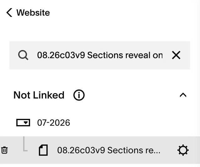 08.26c03v9 Sections reveal on button click