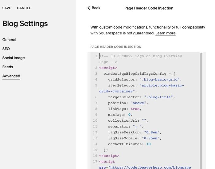 08.26c08v2 Tags on Blog Overview Page