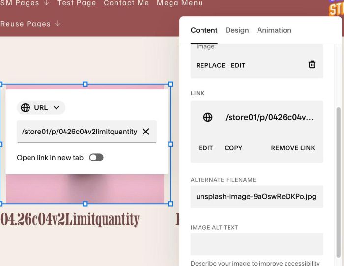 08.26c14v1 Click Image Block Add product to Cart