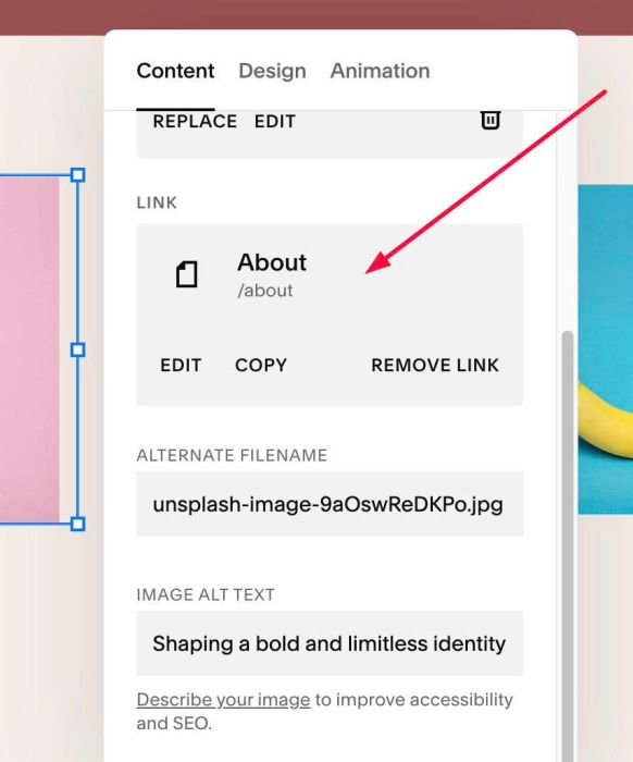 08.26c19v1 Image Block with Text Arrow on Hover
