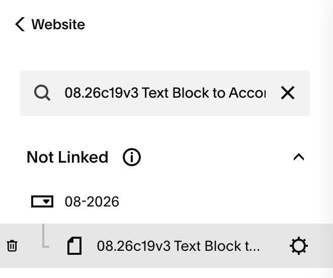 08.26c19v3 Text Block to Accordion