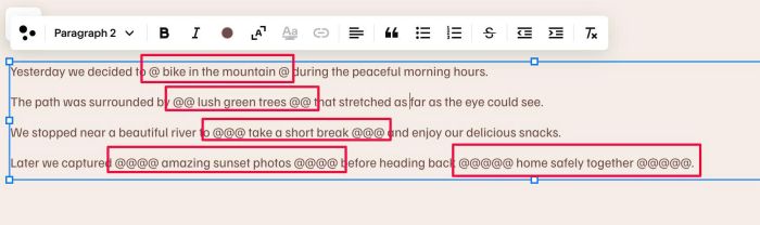 08.26c21v7 Change Size some Letters in Text