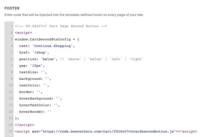 09.26c07v7 Cart Page Second Button