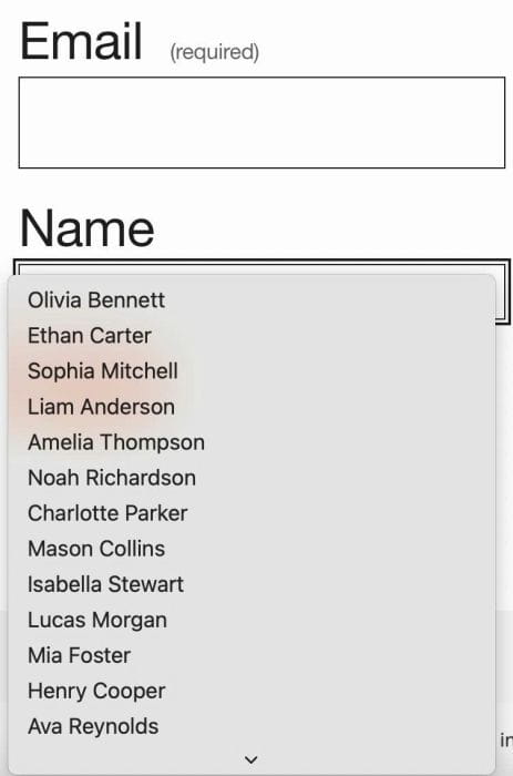 09.26c18v5 Form Dropdown Get Data from Google Sheets