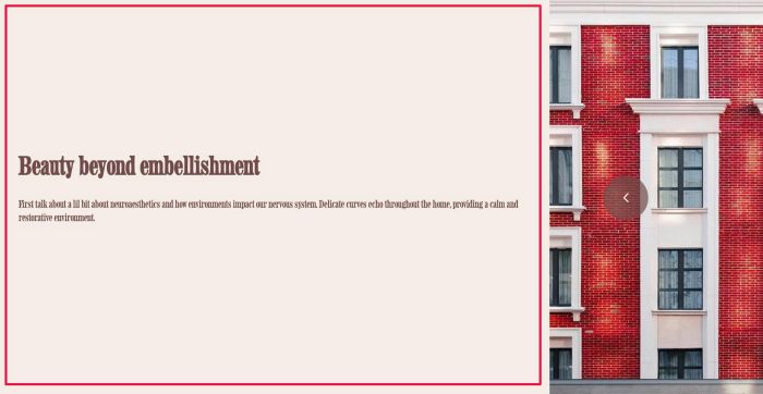 Slideshow with Static Text (left) – Image Change (Right)