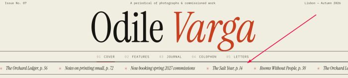 10.26c19v21 Scrolling Text under Header