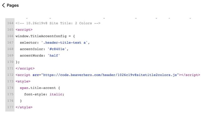 10.26c19v8 Site Title 2 Colors