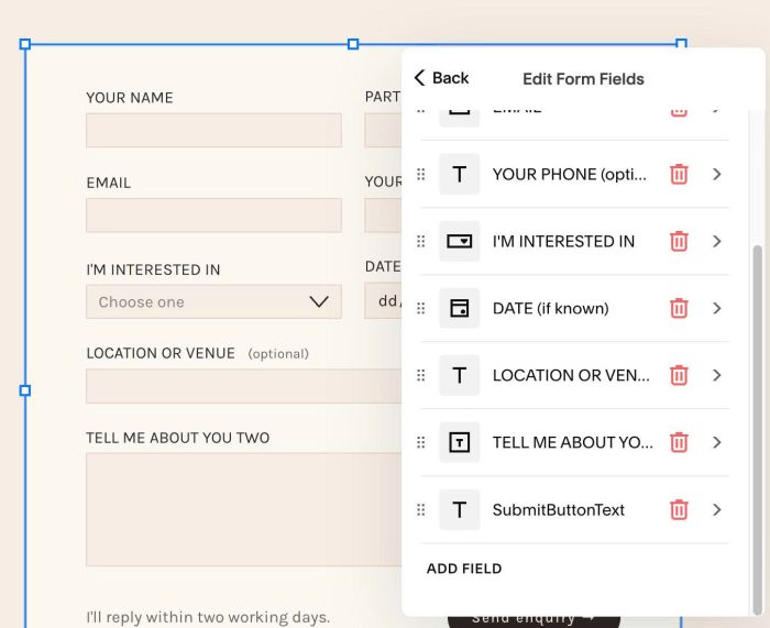 10.26c29v04 Form 01 Style 01 2 Columns, Extra Text (next to Button)