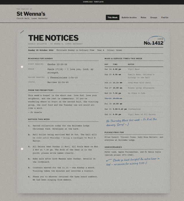294. Notices